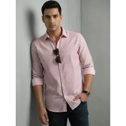 Molly & Michel Men Comfort Striped Casual Shirt-picture-29