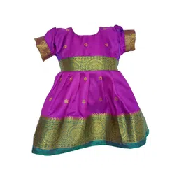 Mom and Me Girls Ethnic Embroidered Puff Sleeve A-Line Short Dress-picture-40