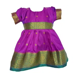 Mom and Me Navy Blue Cotton Dresses-picture-27