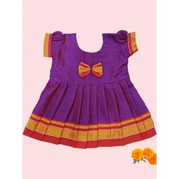 Mom and Me Purple Cotton Dresses-picture-21