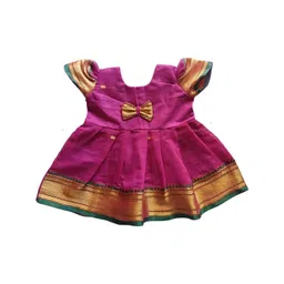 Mom and Me Purple Cotton Dresses-picture-28