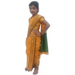 Mom and Me Yellow Cotton Dresses-picture-42