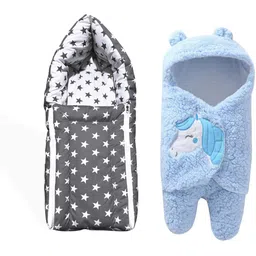 mom & son New Born Baby Sleeping Bag & Baby Swaddle Blanket for 0-6 Months Sleeping Bag-picture-10