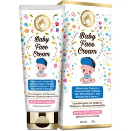 mom & world Baby Face Cream Extra Soft and Gentle, 50g - No Parabens, Slicon or Mineral Oil-picture-28