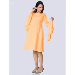 Mom For Sure by Ketki Dalal Peach-Coloured Maternity Dress-picture-0