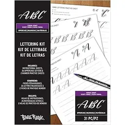 Momenta Brea Reese Lettering Kit-Formal Script-Uppercase-picture-31
