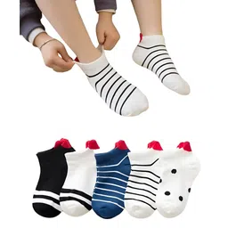 MOMISY 5 Pairs Baby Kids Girl Boys Tube Socks Toddlers Comfortable Ankle Length gifts (Love, 1 to 3 year)-picture-28
