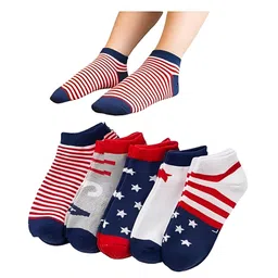 MOMISY 5 Pairs Girl Boys Tube Socks Toddlers Infant Solid Color Boat Spring and Autumn Socks Stretch Baby kids Sock (Flag, 1 Year to 3 Year)-picture-17