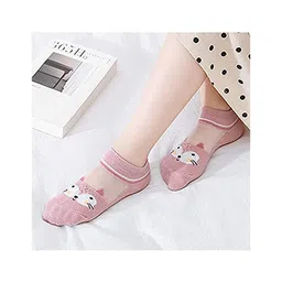 MOMISY Cotton Ankle Length Socks Pack of 5 - Multicolour image 2