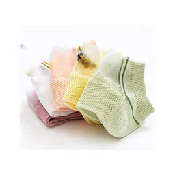 MOMISY Cotton Ankle Length Socks Pack of 5 - Multicolour image 4