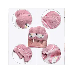 MOMISY Cotton Ankle Length Socks Pack of 5 - Multicolour image 5