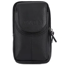 MOMISY Mobile Phone Holster, Leather Belt Clip Case Cover - Black-picture-13