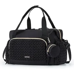 mommore Diaper Bag Tote, Large Capacity Travel Diaper bags, Hospital Bag for Labor Delivery, Baby Bag with Pacifier Case-picture-47