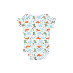 Moms Home Infant Kids Pack Of 5 Organic Cotton Half Sleeves Bodysuits image 5