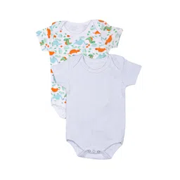 Moms Home Infants Pack Of 2 Organic Cotton Bodysuits-picture-40
