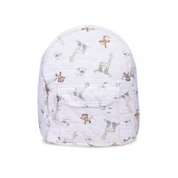 Moms Home Kids White Printed Diaper Bag Pack-picture-23