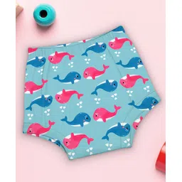 mom's home Moms Home 100% Cotton Unisex Baby Padded Underwear -Fish-Size 3 (3-4Y) - Pack of 1-picture-38