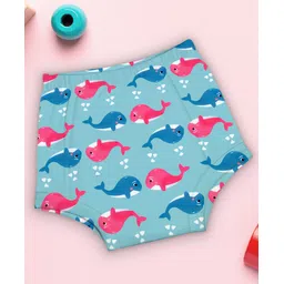 mom's home Moms Home 100% Cotton Unisex Baby Padded Underwear -Fish-Size2 (2-3Y) - Pack of 1-picture-31