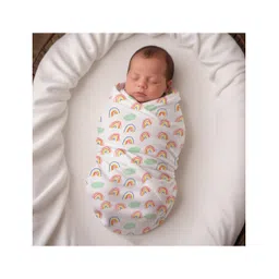 mom's home Moms Home Organic Cotton Baby Muslin Swaddle Rainbow - Multicolour-picture-23