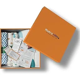 Moms Home Supersoft Organic Cotton New Born Baby Essentials Gift Set | Hospital Bag (Maternity kit) 23 Items-picture-23