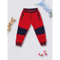 Moms Love Boys Colourblocked Pure Cotton Joggers-picture-37