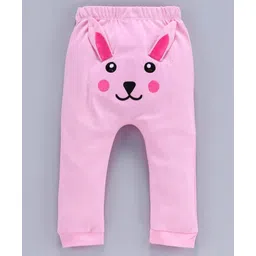 Mom's Love Diaper Leggings Bunny Design - Pink-picture-33