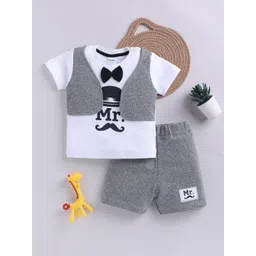 Moms Love Infant Boys Printed Pure Cotton Clothing Set-picture-21