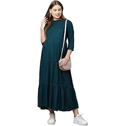 momtobe Women's Fit And Flare Knee Length Dress-picture-22