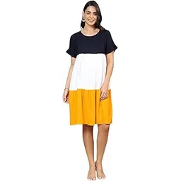 momtobe Women's Fit and Flare Knee Length Dress-picture-27