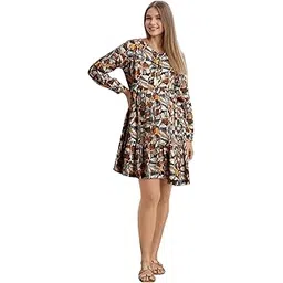 momtobe Women's Maternity Dress Cotton Feel | Above The Knee Length Pregnancy & Feeding Dress with Zippers | Baby Shower & Nursing Gown for Women-picture-24