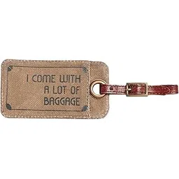 Mona B Canvas Luggage Tags | Bag Tag | Travel Id Label | Tag for Baggage Suitcase | Identification with Stylish Design for Men and Women-picture-15