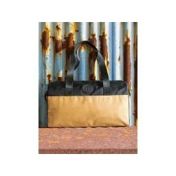 Mona B Unisex Voyager Mustard Duffel Bag with Detachable Strap-picture-25