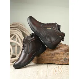 MONDAIN Men Leather Boat Shoes-picture-28