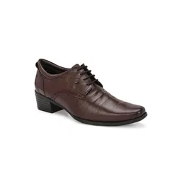 MONDAIN Men Leather Formal Derbys image 4