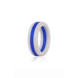 Moneekar Jewels Unisex Rubber Thin-Line Silicone Finger Ring-picture-13