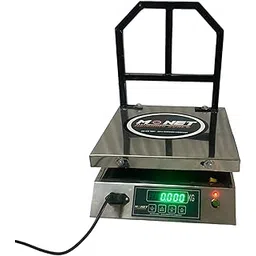 Monet Weighing Scale,; 100kg SS; 14x14 inch (350x350mm) with 10g accuracy: Al Sensor,with 2 days battery backup, dual display;ideal for home & personal;Boost Productivity & Efficiency-picture-24