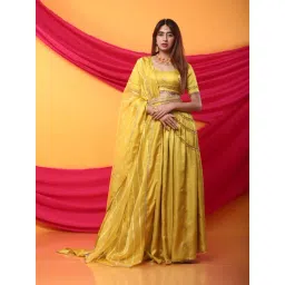 monk and mei Monk & Mei Zunera Kurta-Canary Yellow-picture-24