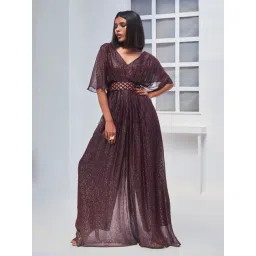 Monk and Mei Wine Queeen Of Wands Christina Jumpsuit with Belt-picture-28