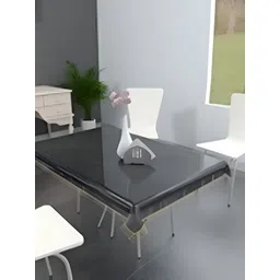 MONKDECOR Black & Transparent Water Proof Rectangle Table Cover-picture-21