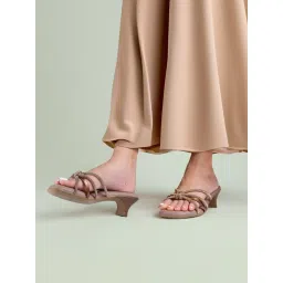 Monrow Andie Bronze Block Heels-picture-28