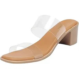 monrow Fancy and Stylish Trendy and Lightweight Casual Regularwear Vegan Block Heels for Women and Girls-picture-25