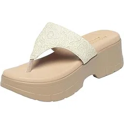 monrow Fancy and Stylish Trendy and Lightweight Casual Regularwear Vegan Wedges Sandals For Women and Girls-picture-24