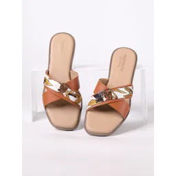 Monrow Women Zoria Open Toe Flats-picture-41