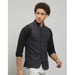 monte carlo Mens Band-Neck Sleeveless Jacket_0-1-36 image 4