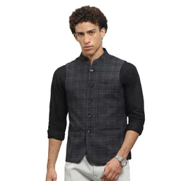 monte carlo Mens Band-Neck Sleeveless Jacket_0-1-36 image 1