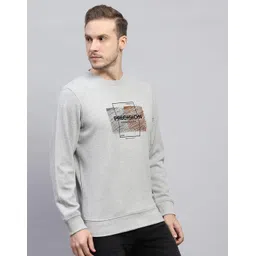 monte carlo Mens Printed Round Neck Full Sleeve Sweatshirt (224066139) image 3