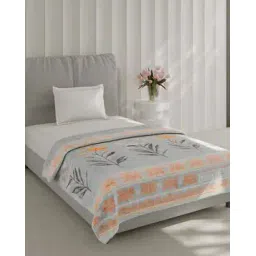 monte carlo 335 GSM Floral Print Single Blanket-picture-14