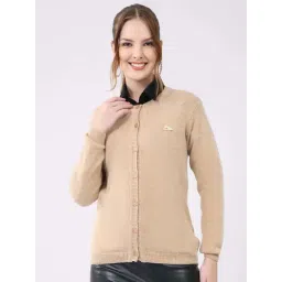 Monte Carlo Beige Regular Fit Cardigan image 1