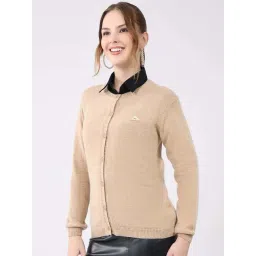 Monte Carlo Beige Regular Fit Cardigan image 3