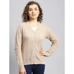 Monte Carlo Beige Regular Fit Sweaters-picture-33